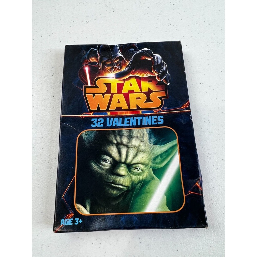 Paper Magic Group Star Wars Jedi‎ Yoda and Darth Vader Game 32 Valentine's Cards